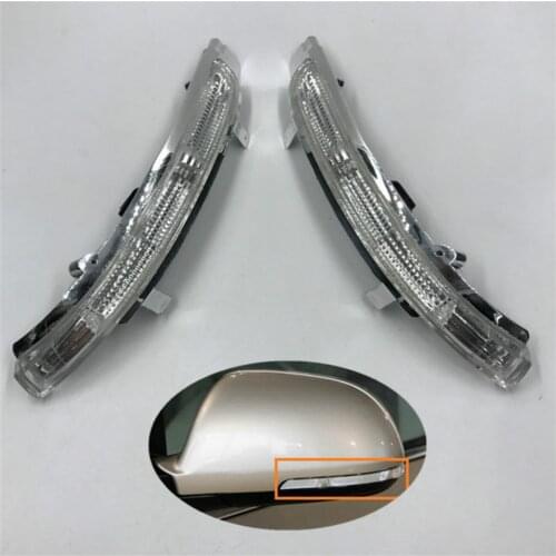 2pcs LED Scroll Dynamic Turn Signal Light Blinker Side Wing Rearview Mirror Indicator Lamp for SKODA OCTAVIA SUPERB