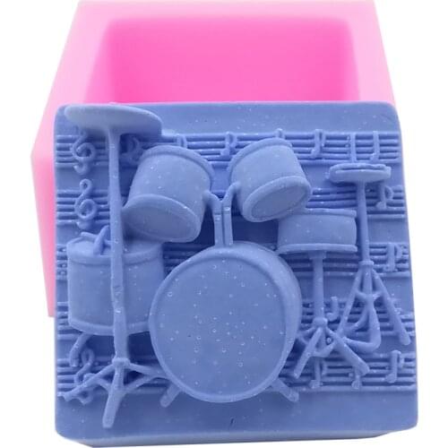 Monqui Drums Silicone Soap Molds Candle Molds Art Craft Molds Resin Molds