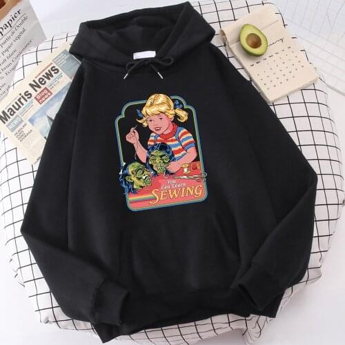 New You Can Leave Sewing Horro Anime Printing Mens Sweatshirt Soft Brand Clothes Thermal Vintage MenS Hoodie Oversize Hoodies