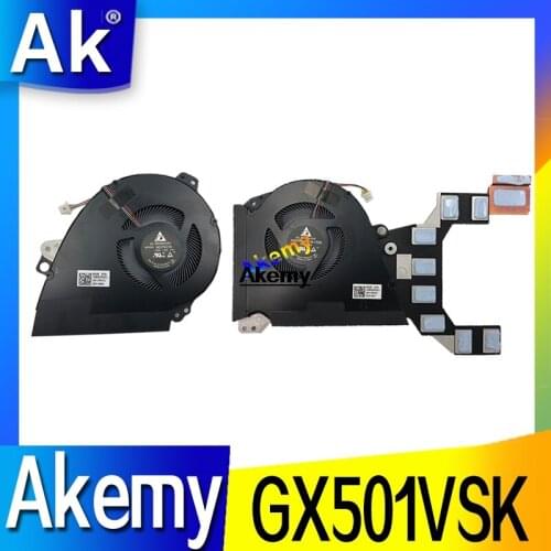 New Laptop CPU/GPU cooling Radiator Heatsink Fan For Asus ROG Zephyrus GX501V GX501VI GX501VS ND75C18-17C09 ND75C19-17C10