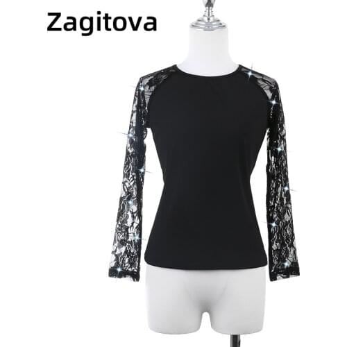 Figure Skating Dress Jacket For Girl Women Training Competition Patinaje Ice Skating Gymnastics Long Sleeve Bud Silk