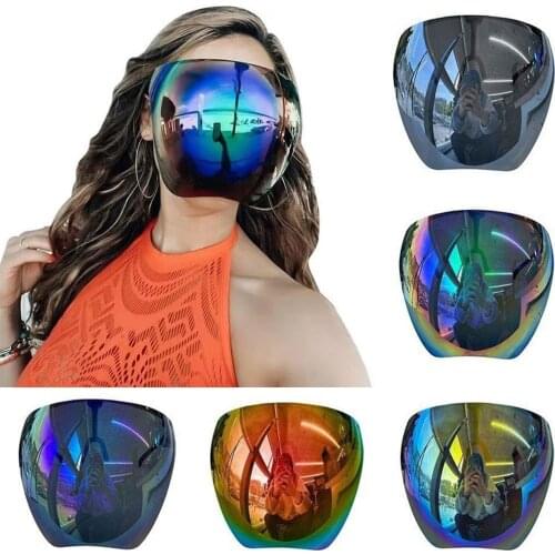 Transparent Round Unisex Faceshield Protective Glasses Goggles Safety Glasses Protective Goggle Glass Sunglasses Anti-Spray Mask