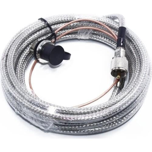 HEAVY Duty SC-5MS with 5D-FV with RG-188A/U Extension Cable for TYT TH-9800 QYT KT-7900D Baojie BJ-218 Mobile Radio Antenna