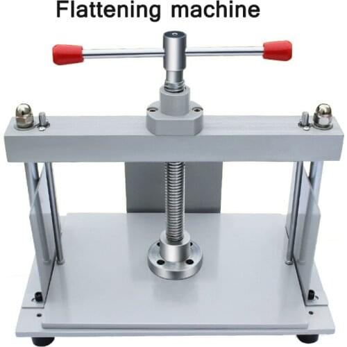 Voucher Bill Paper Flattening Machine Flattening Thickness Adjustable Manual Flattening Machine Can Pressure 130MM Thickness
