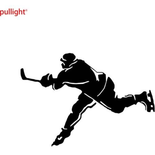Ice Hockey Player Sports Car Stickers Cartoon Images Motorcycle Vinyl Decals