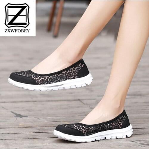 ZXWFOBEY 2019 Summer Womens Casual Flat Shoes women Ladies Flat Casual Sneakers Non-slip Shoes Women Strap Shoes Sandal