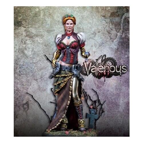 1/24 Scale LADY VALERIOUS 75MM Unpainted Miniatures Resin Model Kit Figure Free Shipping