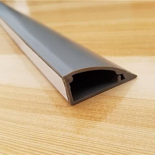 10pcs(10m) 45*20mm Plastic Cord Duct Cover Wire Management Cable Raceway For Corner