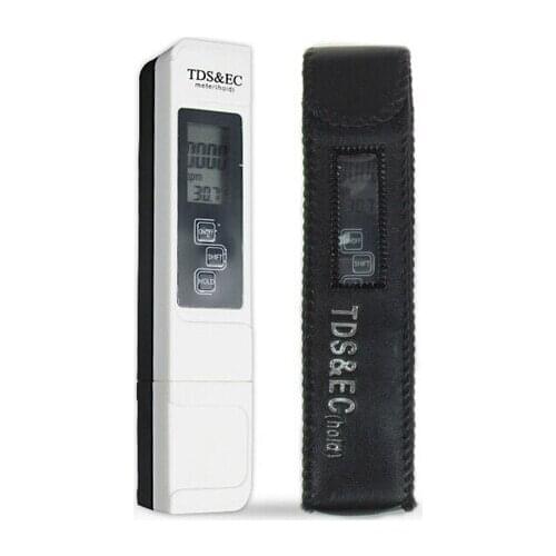 100pcs/lot TDS Tester, EC Meter Conductivity Meter TDS EC Meter Water Measurement Tool Function 3 in 1, 0-5000ppm,High Quality