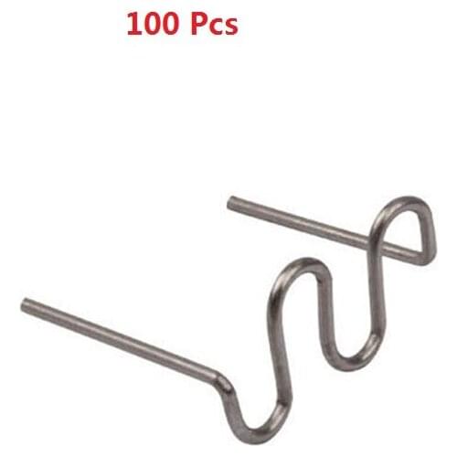 100Pcs Staples Bumper Fender Weld Gun Plastic Repair Kit For Repair Bumper Cracks