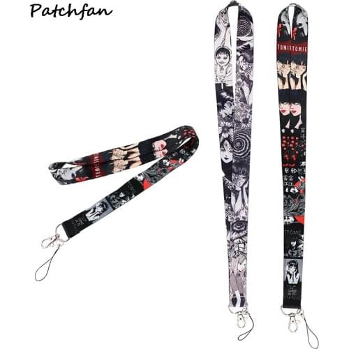 AD735 Patchfan Cartoon Horror Movie Lanyards For Key Mobile Phone Straps Necklace Card Holders Webbing