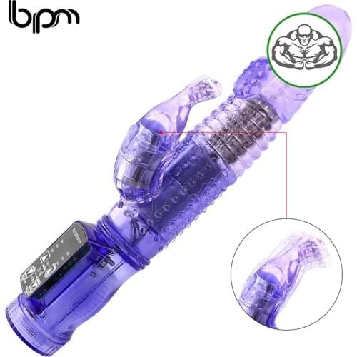 Bpm 12 Speeds Women G Spot Dildo Vibrator Masturbator Sex Toys for Women Vagina Clitoris Double Vibrator Vibration Adult Toys