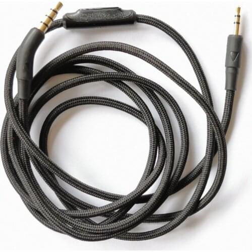 Black Nylon Audio Cabl Cord with Remote For JBL LIVE 500BT 400BT 650BTNC TUNE 500BT 600BT 750NC Duet BT J56BT E40BT headphones