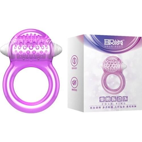 Delayed Ejaculation Cock Penis Ring Soft Silicone Adult Sex Toys Dick Penis Vibrators Ejaculation Cock Ring Vibrating For Men