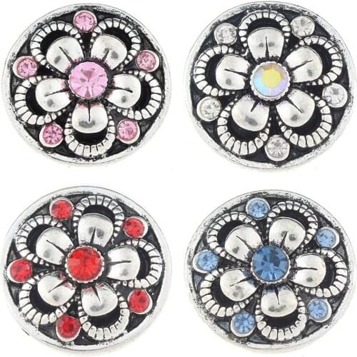 JaynaLee 18-20mm Metal Ginger Snap Button Fit Ginger Snaps Bracelets Jewelry for women men gifts GJS4742