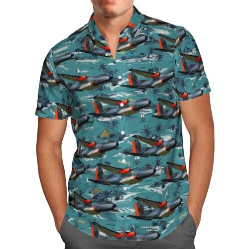 New Plane 3D Beach Breathable Hawaii Summer 2021 Shirt Short Sleeve Shirt Streetwear Oversized Chemise Hombre Blusa Masculina-55