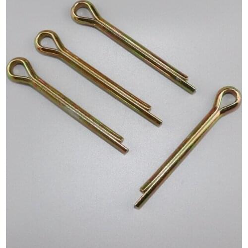 M6 galvanized opening pins dowels hair clip U type safety pin dowel GB91 30mm-150mm length