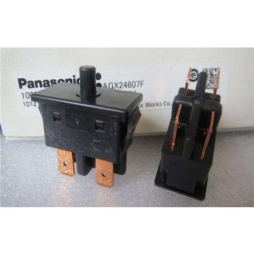 Original New 100% AGX24607F push button micro switch 4pin lockless reset self-bounce power switch