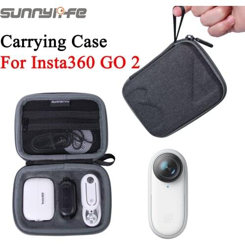 Sunnylife Portable Insta360 GO 2 Carrying Case Camera Mini Storage Bag For Insta360 GO 2 Action Camera Accessories