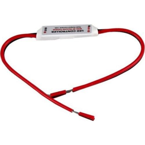 20pcs/lot Dimmer Single Color Controller Mini DC 12V 3 Keys for 5050 3528 5630 5730 3014 Led Strip lamps Light lighting