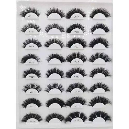 NEW 1pair Mink Lashes Real Mink Hair Messy Fluffy Lashes Short Soft Natural Eyelashes Mink Eye Lashes Makeup Mink Eyelashes