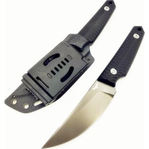 4.2" DC53 G10 Handle Outdoor Camping Survival Knife Tactical High Hardness Straight Knife Portable Defense EDC tool