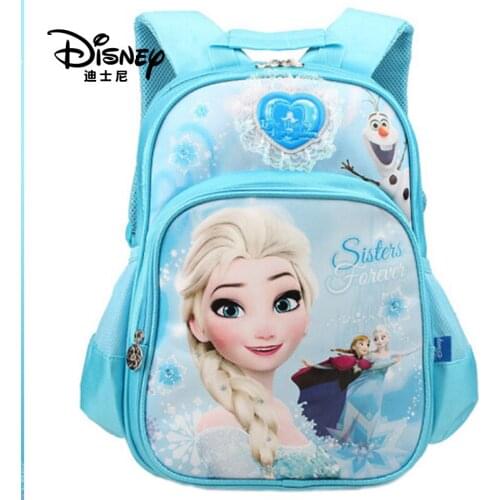 Disney Frozen Bag Princess Sophia Backpack Large Capacity Fashion Handbag Girl Cartoon Schoolbag Boy Shoulder Travel Bag