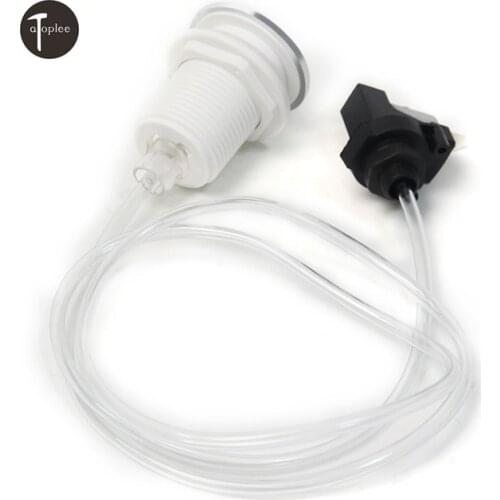 1pcs 16A 250V Garbage Waste Disposal Self-Lock Air Switch Push Button and Pneumatic Air Hose Kit for replaced Old Accessories