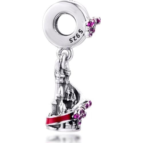 2020 Castle Charm for Bracelets Women 925 Sterling Silver Pendant Charms for Jewellry New Arrival