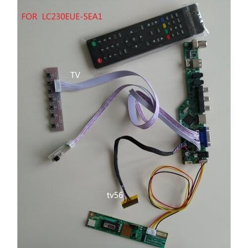 HDMI USB LCD LED AUDIO TV AV Controller Board display card For 23.0" 30pin LC230EUE-SEA1 1920*1080 panel cable