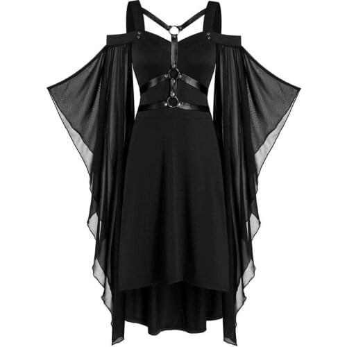 Womens Clothing Sling Wrist Clothes for Women Woman Dress Petal Sleeve Polyester Ankle-Length Sexy Dresses Long Dress Femme Robe