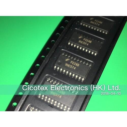 10pcs/lot 74VHC574SJX SOP20 VHC574 IC D-TYPE POS TRG SNGL 20SOP