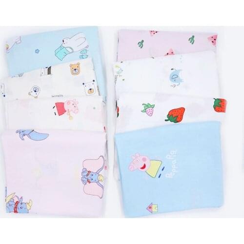 100% Cotton Breathablec Comfortable Sheets Sewing Fabric for Baby DIY Kids Cloth Home Decoration Material 100*250cm