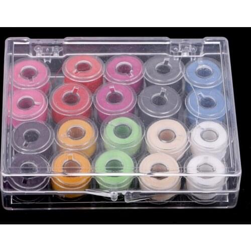 20Pcs Plastic Sewing Machine Bobbins Threads Spools For Clothing Designer