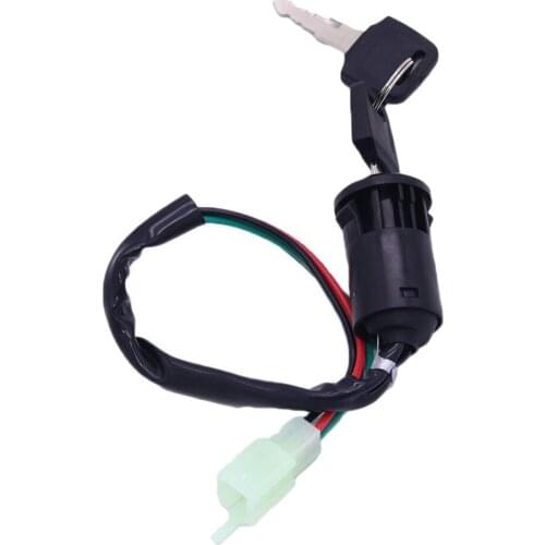 50-125cc Ignition Switch Key Lock 4 Wire for ATV Dirt Bike Quad, Easy to Install