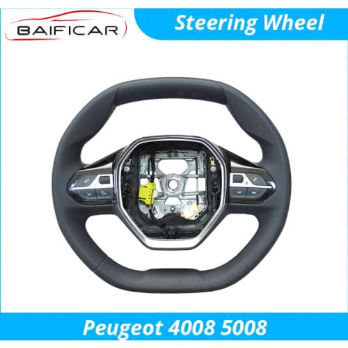 Baificar Brand New Genuine Steering Wheel Assembly Multi Function Leather for Peugeot 4008 5008