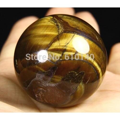 Free shipping Ball & Globe 1.5" 39mm TIGER IRON EYE Sphere Crystal Ball Healing Mineral
