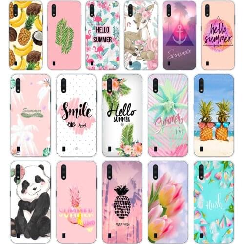 01 Cool in summer Soft Silicone Tpu Cover phone Case for Samsung Galaxy A01 A10 2019 A20 A20E A20S M11 M21 case