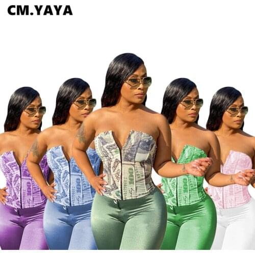 CM.YAYA Women's Crop Tops