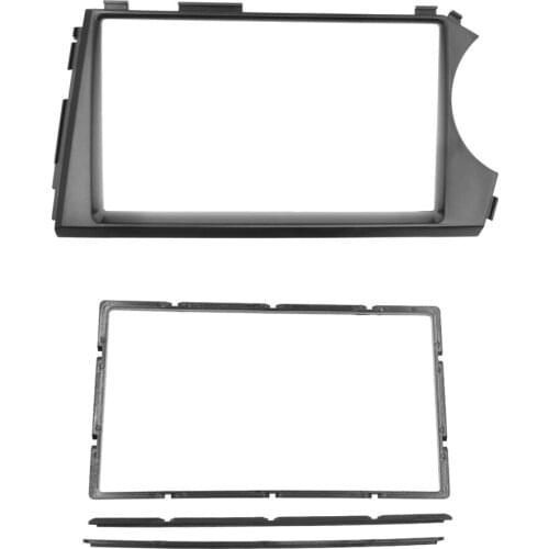 RHD Double Din Car Fascia For SSANG YONG Actyon Kyron 2006-2009 Radio DVD Player Stereo Panel Dash Mounting Installation Cover