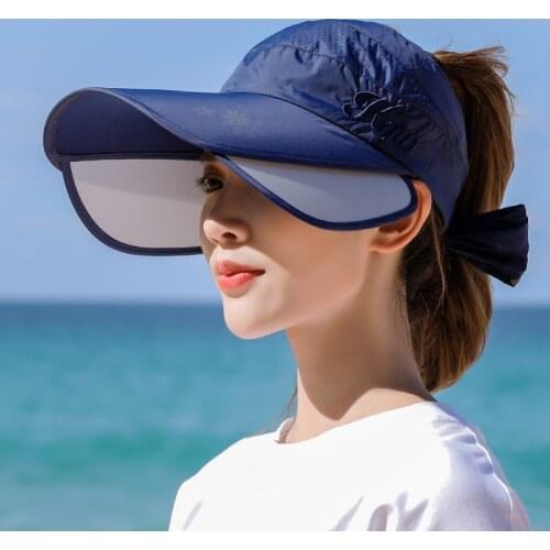 Snapback Summer Adjustable Visor Sunhat Adult Outdoor Sun Shade Outdoor Protective Sun Hat 2021 Unisex Cap
