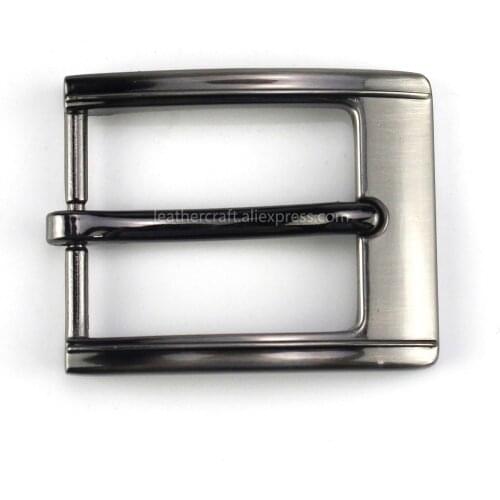 1pcs Metal 3cm Belt Buckle Casual Matte brown End Bar Heel bar Single Pin Belt Buckle Leather Craft Webbing fit for 27-29mm belt