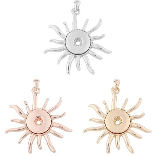 JaynaLee Metal Ginger Snaps Pendants Jewerly without Chain Fit 18-20mm Ginger Snaps for women gifts GJP7549