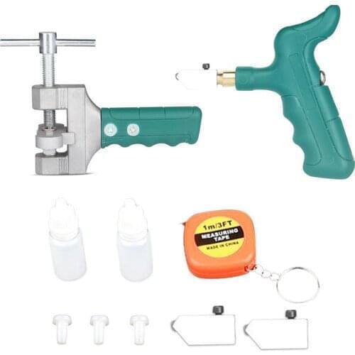 Glass Tile Cutter Tool Kit Portable Tile Opener Tool Set For Home Tile Cutter Diamond Cutting Hand Tools