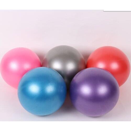 25cm Inflatable Yoga Ball Exercise Fitness Pilates Ball Balance Exercise Gym Pump Yoga Balance Ball Training Yoga Ballon