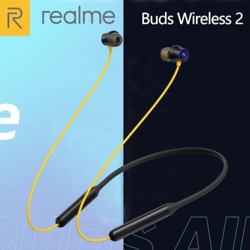 Original Realme Buds Wireless 2 BT 5.0 LDAC Headphones with active noise cancellation Hi-Fi Bass Boost TWS earphone IPX5