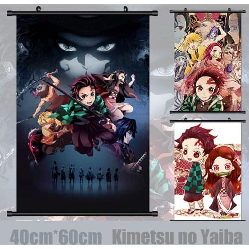Classic Anime role Kimetsu no Yaib Kamado Nezuko High definition canvas posters hanging scroll paintings Worth collecting
