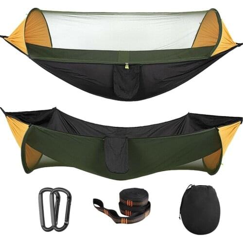 Portable Tent Camping Hammock with Mosquito Net Multi Use Portable Hammock Swing Tent for Hiking Camping