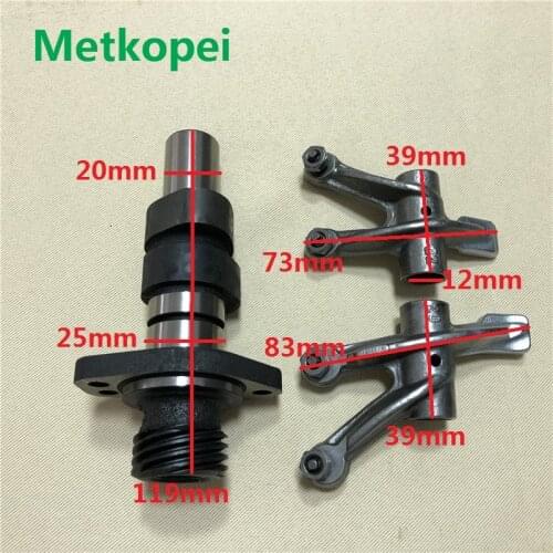 Motorcycle GN250 DR250 TU250 engine camshaft cam shaft and rocker arm for Suzuki 250cc GN DR TU 250 valve tappet swing arm
