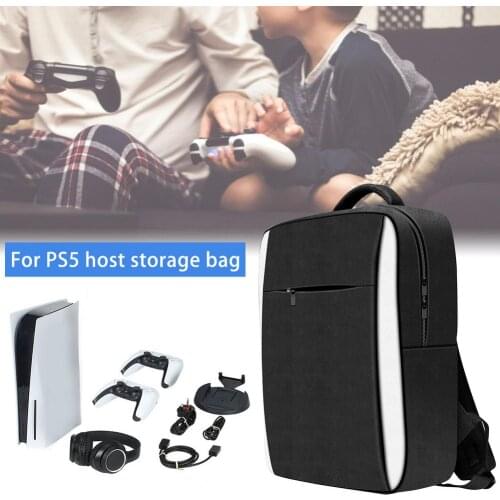 New PS5 Backpack Travel Carrying Case Portable Storage Bag for Sony PS 5 Game Console Console Accessories